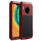 For Huawei Mate 30 Shockproof Waterproof Silicone + Metal Protective Case(Red) - 1