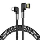 3A USB to USB-C/Type-C Double Elbow Charging Cable(3m) - 1