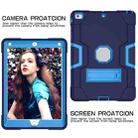 For iPad 4 / 3 / 2 Silicone + PC Protective Case with Stand(Light Blue + Dark Blue) - 4