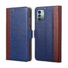 For Nokia G21 / G11 Ostrich Texture Flip Leather Phone Case(Blue) - 1