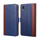 For Sony Xperia Ace III Ostrich Texture Flip Leather Phone Case(Blue) - 1