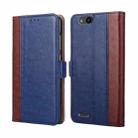 For ZTE Tempo X / Vantage Z839 / N9137 Ostrich Texture Flip Leather Phone Case(Blue) - 1