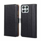 For Honor X30i Ostrich Texture Flip Leather Phone Case(Black) - 1