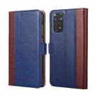 For Xiaomi Redmi Note 11 Global / Note 11S Ostrich Texture Flip Leather Phone Case(Blue) - 1