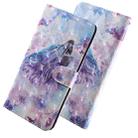 For iPhone 14 Pro 3D Painting Pattern Coloured Drawing Leather Phone Case (Howling Wolf) - 4