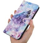 For iPhone 14 Pro 3D Painting Pattern Coloured Drawing Leather Phone Case (Howling Wolf) - 6