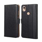 For Kyocera KY-51B Ostrich Texture Flip Leather Phone Case(Black) - 1