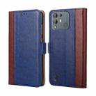 For Blackview A55 Pro Ostrich Texture Flip Leather Phone Case(Blue) - 1