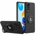 For Xiaomi Redmi Note 11 Pro 5G / 4G 2022 Eagle Eye Ring Holder Phone Case(Black) - 1