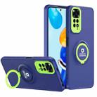 For Xiaomi Redmi Note 11 Pro 5G / 4G 2022 Eagle Eye Ring Holder Phone Case(Blue + Green) - 1