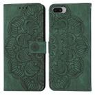 For OPPO A3s / A5 / Realme C1 Mandala Embossed Flip Leather Phone Case(Green) - 1