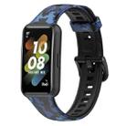 For Huawei Band 7 TPU Watch Band(Camouflage Blue) - 1