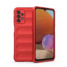 For Samsung Galaxy A32 5G Magic Shield TPU + Flannel Phone Case(Red) - 1