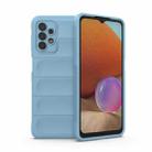 For Samsung Galaxy A32 5G Magic Shield TPU + Flannel Phone Case(Light Blue) - 1