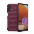 For Samsung Galaxy A32 5G Magic Shield TPU + Flannel Phone Case(Wine Red) - 1