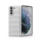 For Samsung Galaxy S21 5G Magic Shield TPU + Flannel Phone Case(White) - 1