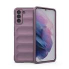 For Samsung Galaxy S21+ 5G Magic Shield TPU + Flannel Phone Case(Purple) - 1