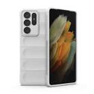 For Samsung Galaxy S21 Ultra  5G Magic Shield TPU + Flannel Phone Case(White) - 1