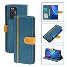 For Xiaomi Redmi Note 10 Pro Skin Feel Leather Wallet Phone Case(Blue) - 1