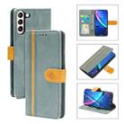 For Samsung Galaxy S21+ 5G Skin Feel Leather Wallet Phone Case(Grey) - 1