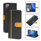 For Samsung Galaxy S20 FE 4G/5G Skin Feel Leather Wallet Phone Case(Black) - 1