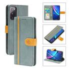For Samsung Galaxy S20 FE 4G/5G Skin Feel Leather Wallet Phone Case(Grey) - 1