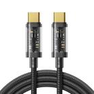 JOYROOM S-CC100A12 USB-C / Type-C to USB-C / Type-C 100W Sync Data Cable, Cable Length:1.2m(Black) - 1