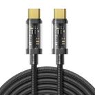 JOYROOM S-CC100A20 USB-C / Type-C to USB-C / Type-C 100W Sync Data Cable, Cable Length:2m(Black) - 1