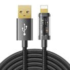 JOYROOM S-UL012A20 USB-A to 8 Pin 2.4A Sync Data Cable, Cable Length:2m(Black) - 1