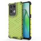 For OPPO Reno8 Pro+ Shockproof Honeycomb PC + TPU Phone Case(Green) - 1