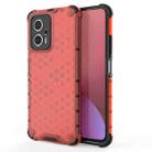 For Xiaomi Redmi Note 11T Pro Shockproof Honeycomb PC + TPU Phone Case(Red) - 1