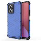 For Xiaomi Redmi Note 11T Pro Shockproof Honeycomb PC + TPU Phone Case(Blue) - 1