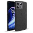 For OnePlus Ace Racing Cloth Texture PC + Nylon Back Phone Case(Black) - 1