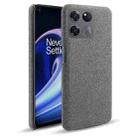 For OnePlus Ace Racing Cloth Texture PC + Nylon Back Phone Case(Grey) - 1