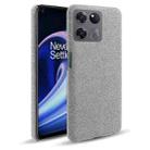 For OnePlus Ace Racing Cloth Texture PC + Nylon Back Phone Case(Light Grey) - 1