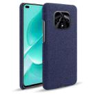 For Huawei nova 9Z 5G Cloth Coated Hard Plastic Phone Case(Blue) - 1