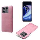 For OnePlus Ace Racing Calf Texture PC + PU Phone Case(Pink) - 1