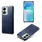 For OnePlus Nord 2T 5G Calf Texture PC + PU Phone Case(Blue) - 1