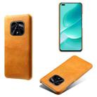 For Huawei nova 9z 5G Calf Texture PC + PU Phone Case(Orange) - 1