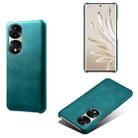 For Honor 70 Pro Calf Texture PC + PU Phone Case(Green) - 1