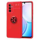 For Huawei Maimang 11 Metal Ring Holder TPU Phone Case(Red) - 1