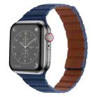 Strong Magnetic Leather Watch Band For Apple Watch Series 8&7 41mm / SE 2&6&SE&5&4 40mm / 3&2&1 38mm(Midnight) - 1