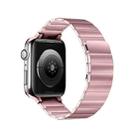 Magnetic Steel Watch Band For Apple Watch Series 8&7 41mm / SE 2&6&SE&5&4 40mm / 3&2&1 38mm(Rose Pink) - 1