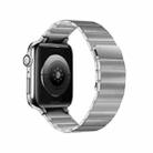 Magnetic Steel Watch Band For Apple Watch Ultra 49mm / Series 8&7 45mm / SE 2&6&SE&5&4 44mm / 3&2&1 42mm(Silver) - 1