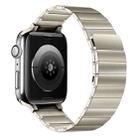 Magnetic Steel Watch Band For Apple Watch Ultra 49mm&Watch Ultra 2 49mm / Series 9&8&7 45mm / SE 3&SE 2&6&SE&5&4 44mm / 3&2&1 42mm (Starlight) - 1