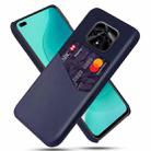 For Huawei nova 9z 5G Cloth Texture Card Slot PC + PU Phone Case(Blue) - 1