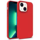 For iPhone 14 Plus TPU Shockproof Phone Case  (Red) - 1