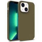 For iPhone 14 Plus TPU Shockproof Phone Case  (Army Green) - 1