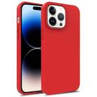 For iPhone 14 Pro TPU Shockproof Phone Case (Red) - 1