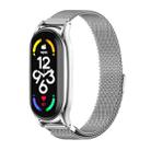 For Xiaomi Mi Band 7 / 7 NFC MIJOBS Milan Magnetic Plus Stainless Steel Watch Band(Silver) - 1